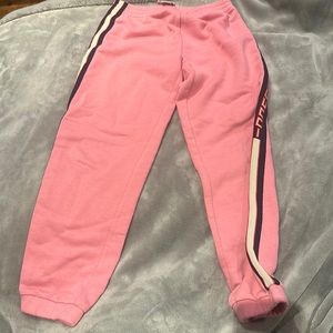 Gucci Pink Sweatpants with Striped Detail